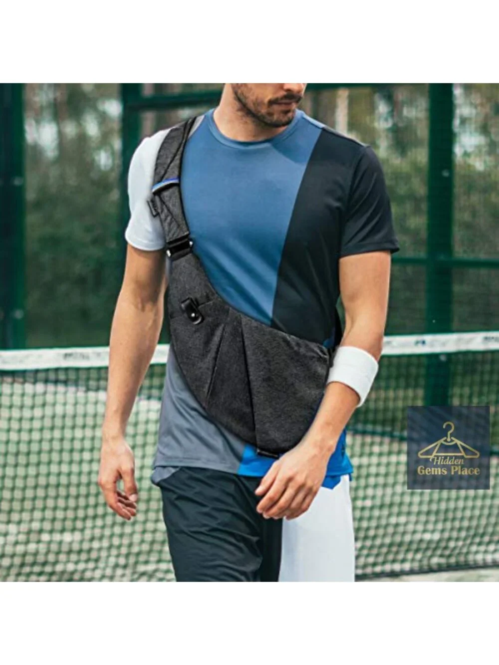 Sling Crossbody Bag Anti Theft Travel Purse Waterproof Compact